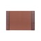 Dacasso Brown Crocodile Embossed 25.5" x 17.25" Side-Rail Desk Pad PR-2002 - alternate 1
